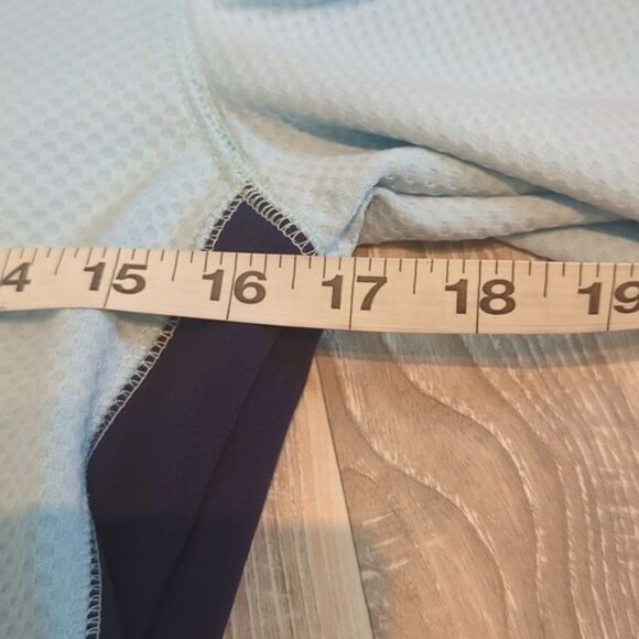 Champion Athletic Pullover Long Sleeve Neck Zip Up Blue Women's Medium - Picture 8 of 8